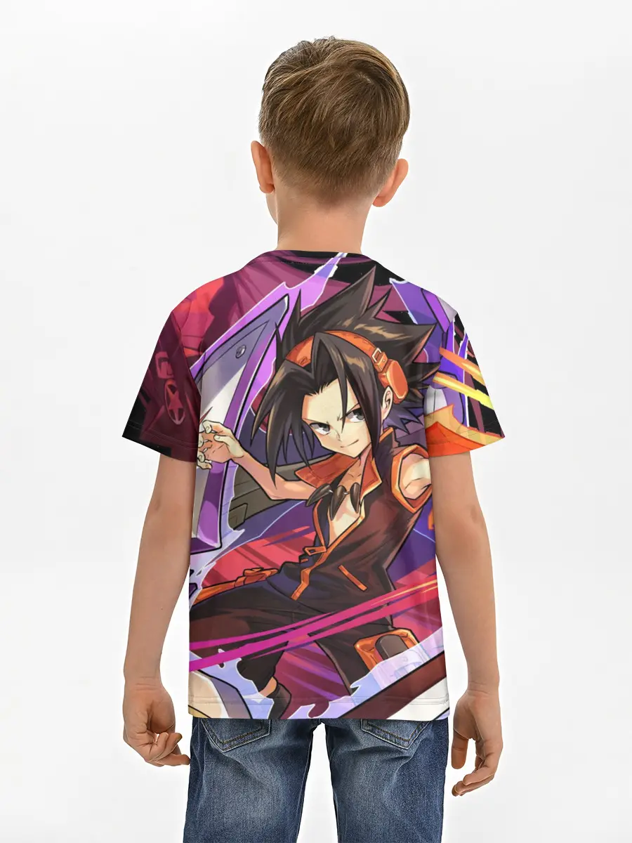 Детская базовая футболка / Шаман Кинг