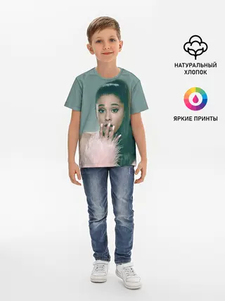 Детская базовая футболка / Ariana Grande