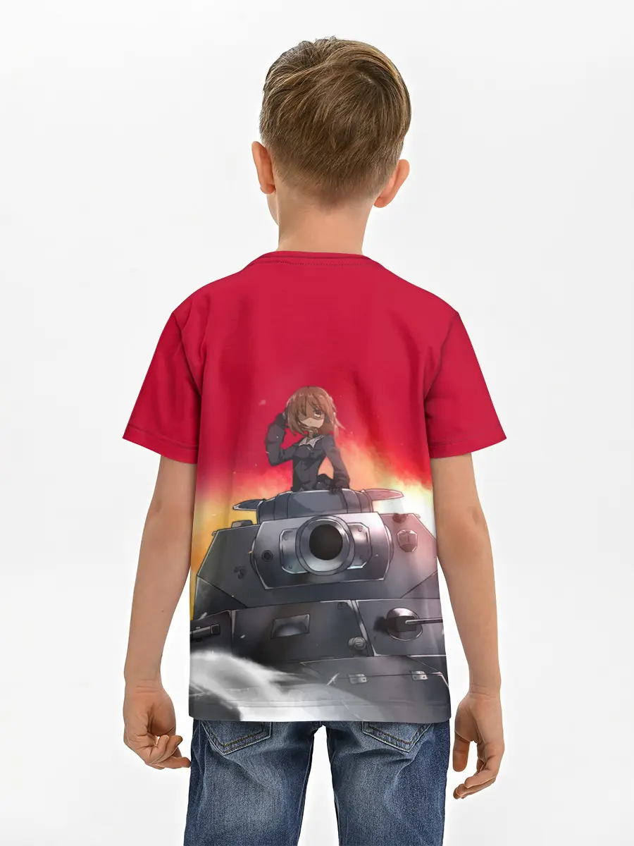 Детская базовая футболка / Girls und Panzer | Девушки и танки