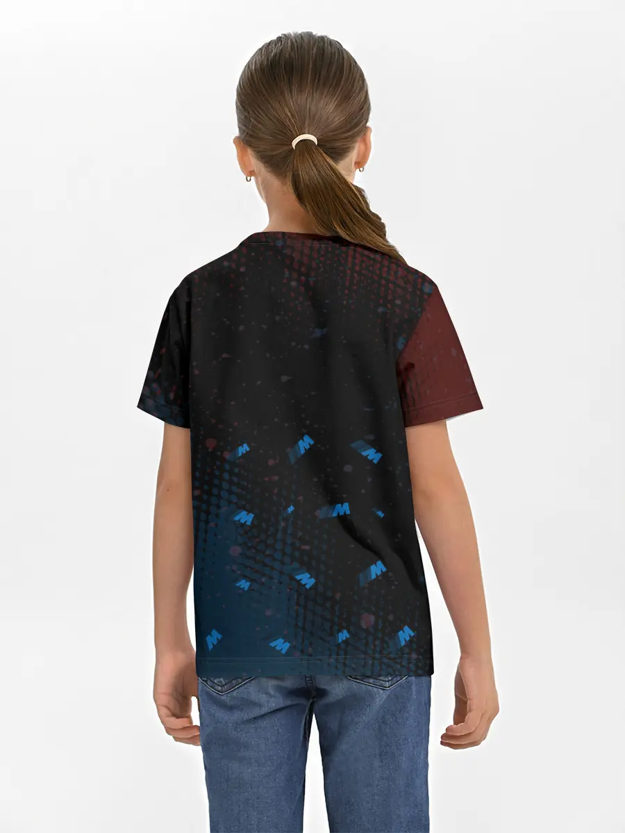 Детская базовая футболка / BMW - Halftone