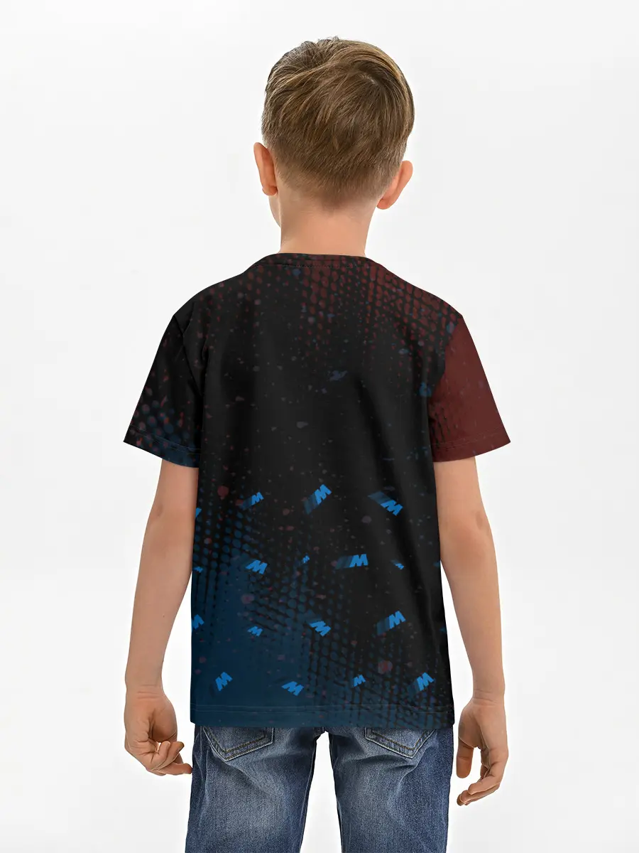 Детская базовая футболка / BMW - Halftone