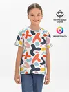 Детская базовая футболка / Абстрактные цветные пятна