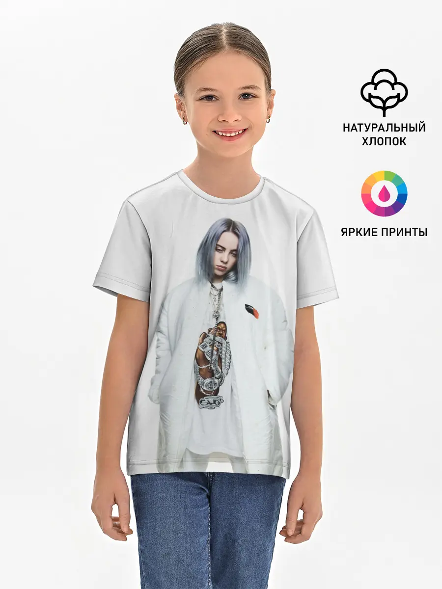 Детская базовая футболка / BILLIE EILISH