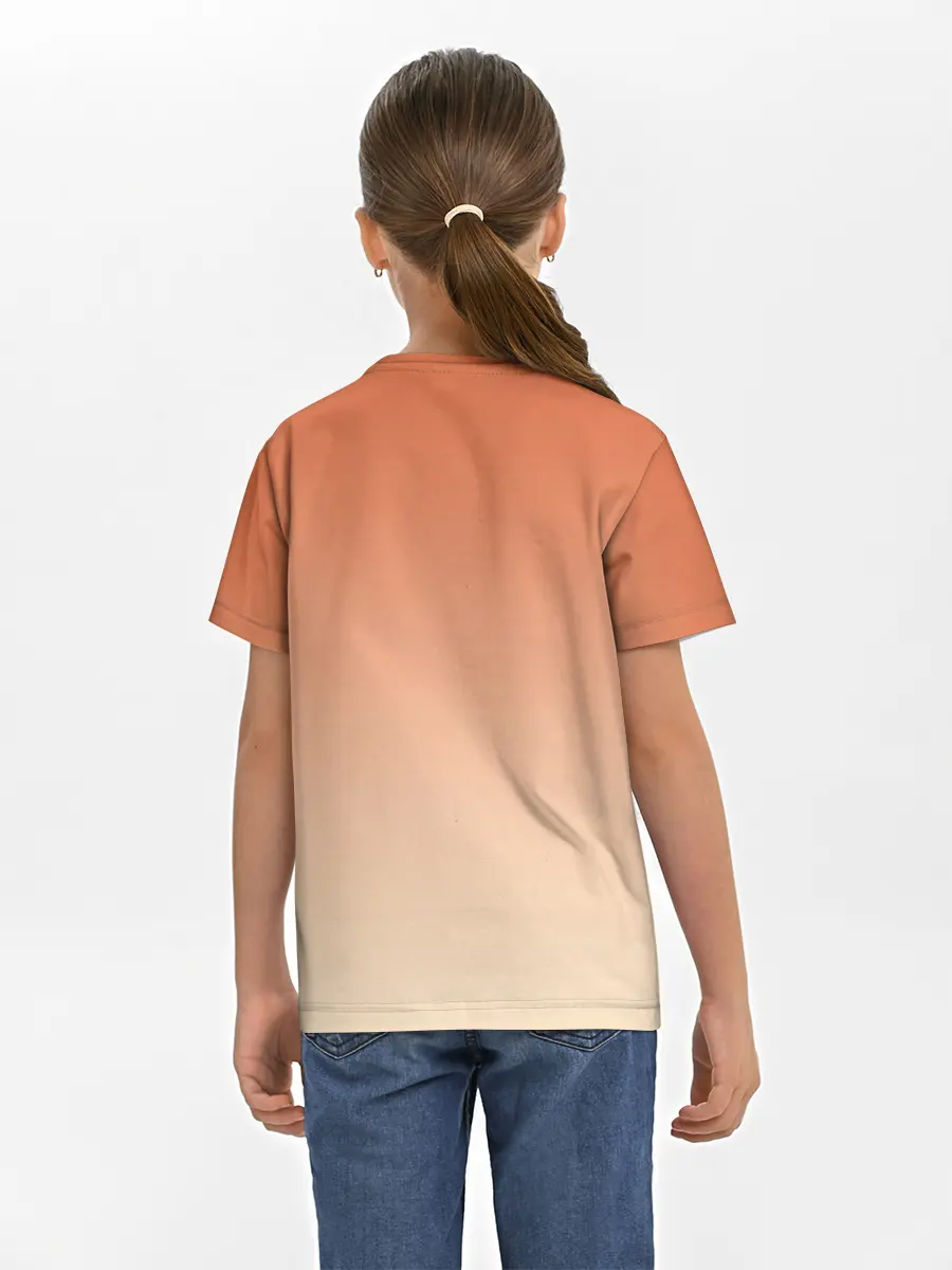 Детская базовая футболка / Милая аниме девочка-оборотень