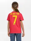 Детская базовая футболка / De Bruyne home EURO 2020