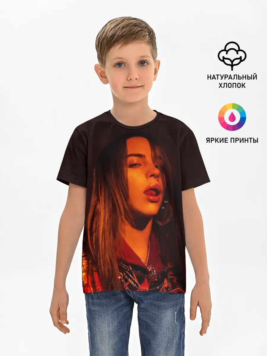 Детская базовая футболка / BILLIE EILISH