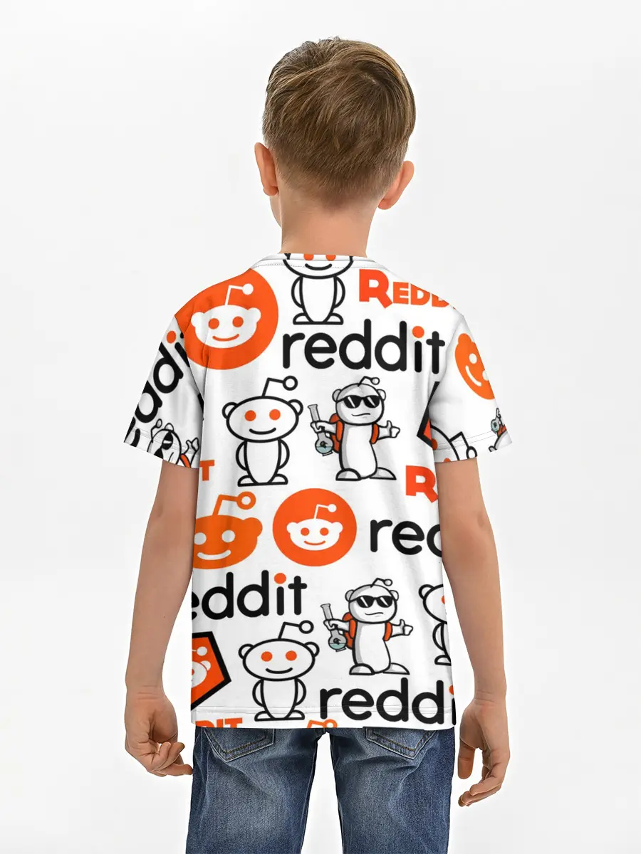 Детская базовая футболка / REDDIT / РЕДДИТ / ЛОГОБОМБИНГ