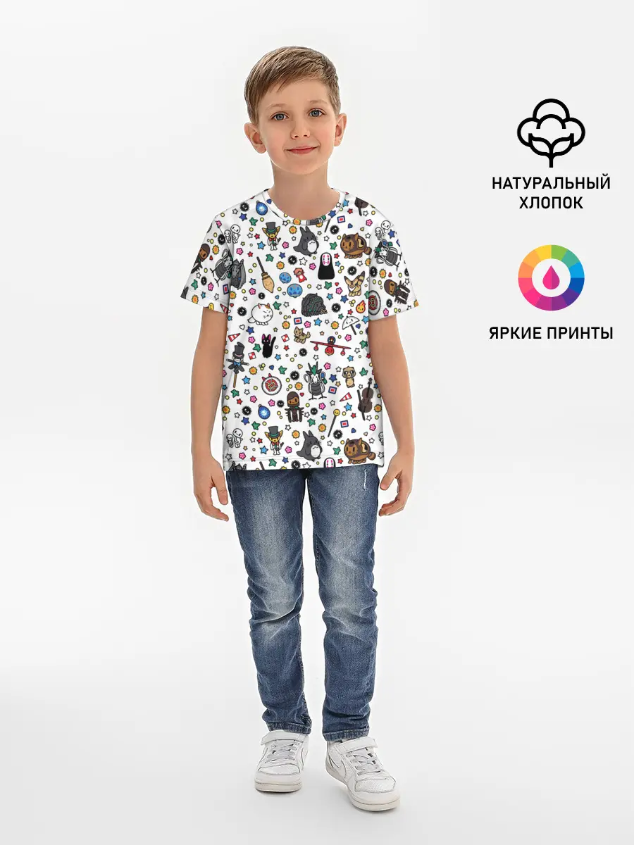Детская базовая футболка / Anime Characters