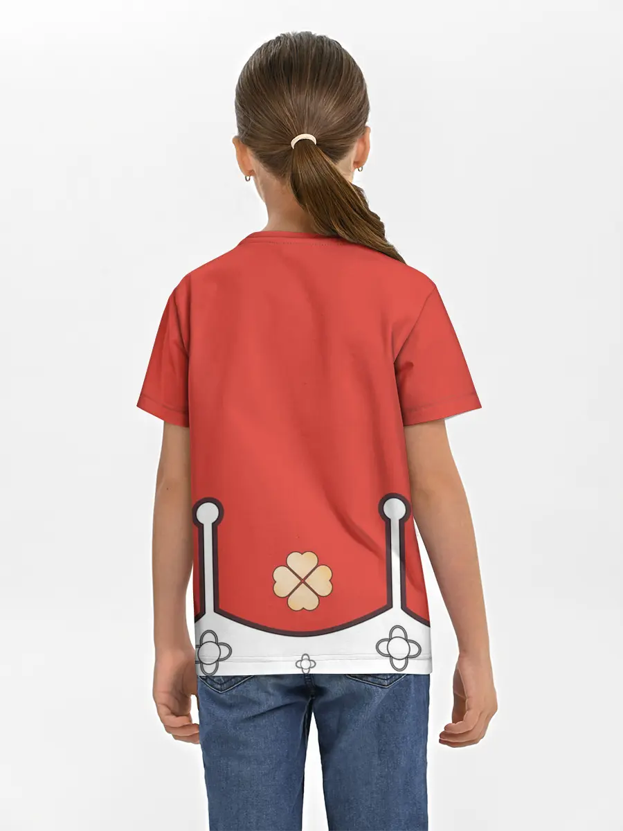 Детская базовая футболка / КОСТЮМ КЛИ | ГЕНШИН ИМПАКТ