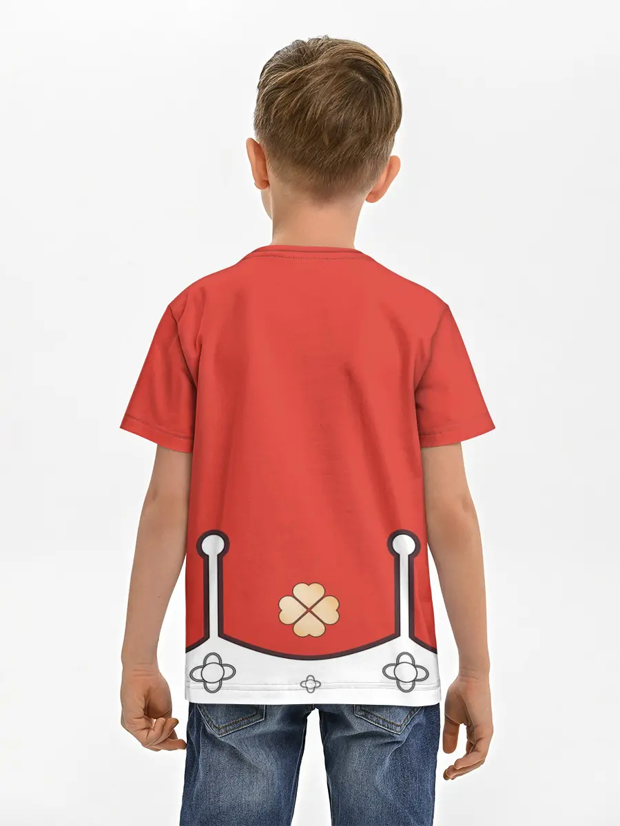 Детская базовая футболка / КОСТЮМ КЛИ | ГЕНШИН ИМПАКТ