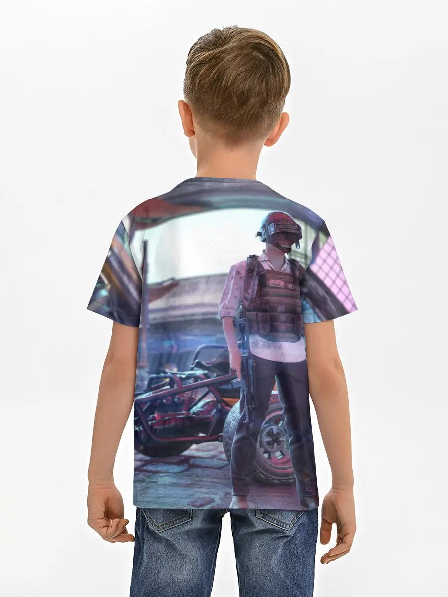 Детская базовая футболка / Pubg