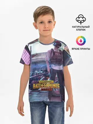 Детская базовая футболка / Pubg