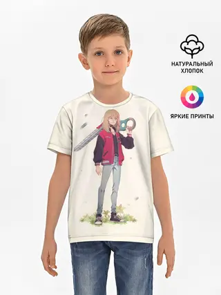 Детская базовая футболка / Кавай