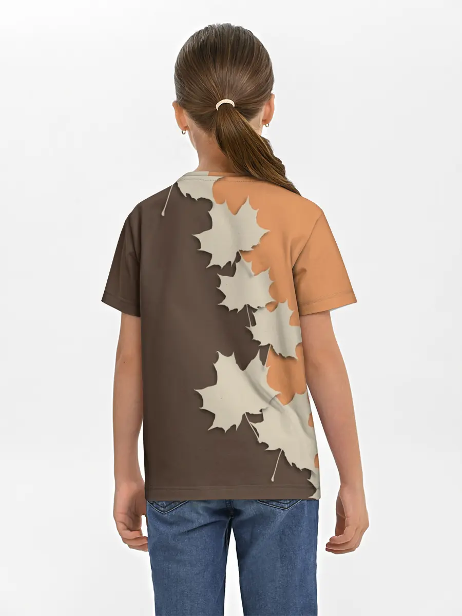 Детская базовая футболка / ОСЕННИЕ ЛИСТЬЯ