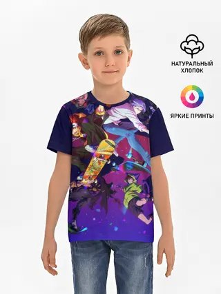 Детская базовая футболка / SK8 the Infinity