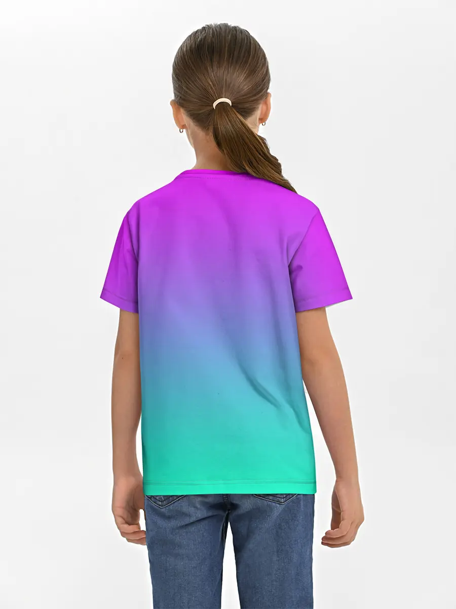 Детская базовая футболка / Skittles | Черный