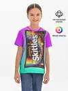 Детская базовая футболка / Skittles | Черный
