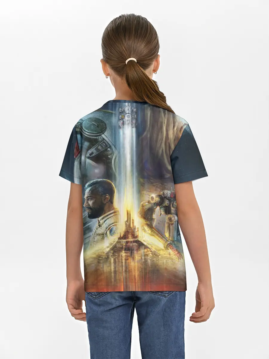 Детская базовая футболка / Starfield Обложка