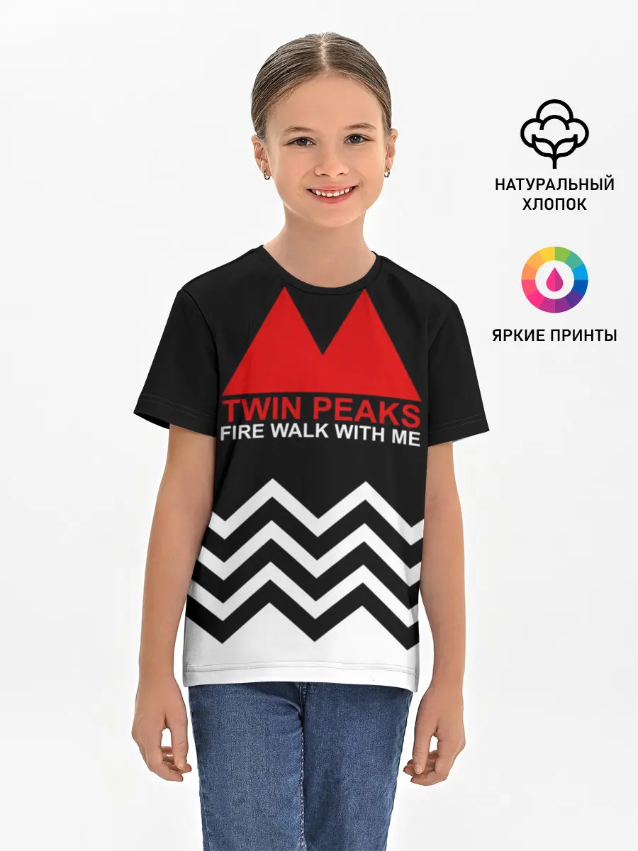 Детская базовая футболка / Твин Пикс