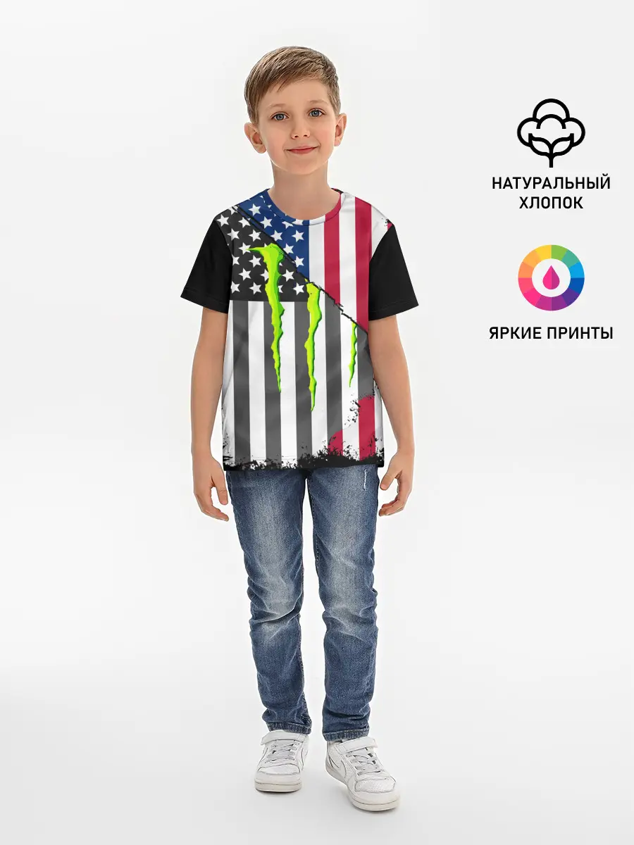 Детская базовая футболка / MONSTER ENERGY