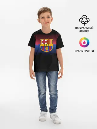Детская базовая футболка / Barcelona FC