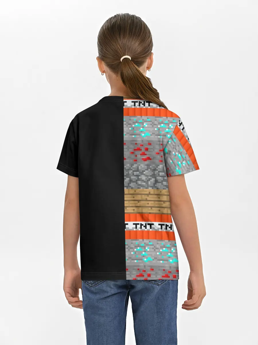 Детская базовая футболка / Minecraft