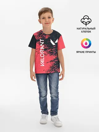 Детская базовая футболка / VALORANT