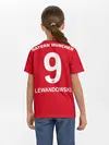 Детская базовая футболка / Lewandowski home 19-20