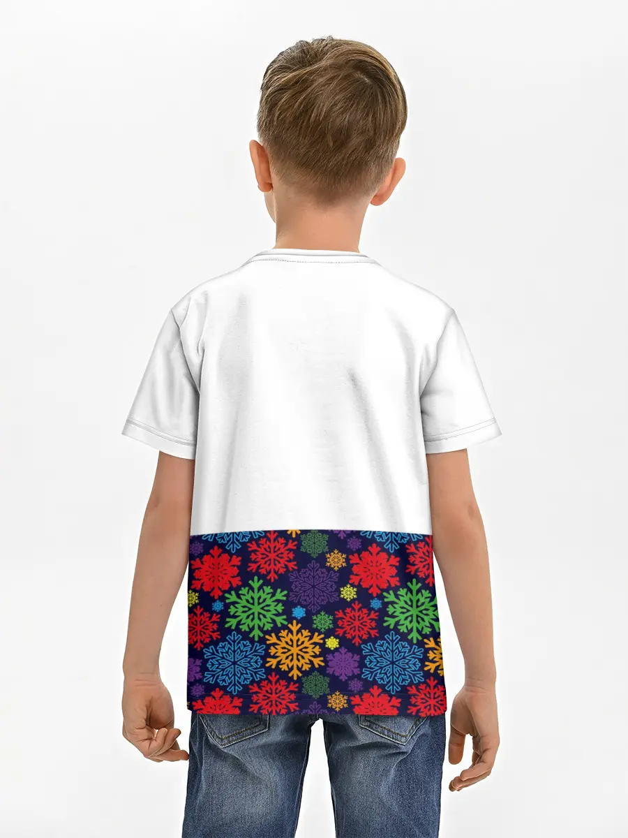 Детская базовая футболка / Merry Christmas