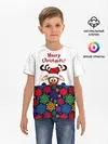 Детская базовая футболка / Merry Christmas