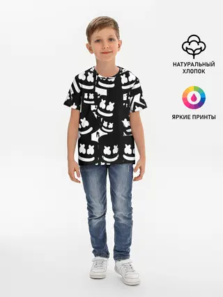 Детская базовая футболка / Marshmello