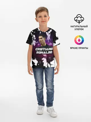 Детская базовая футболка / Cristiano Ronaldo