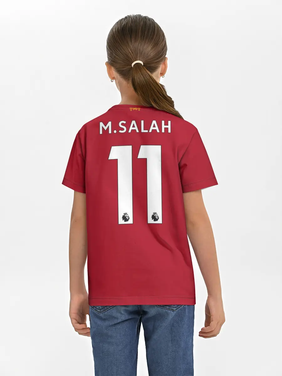 Детская базовая футболка / Salah home 19-20