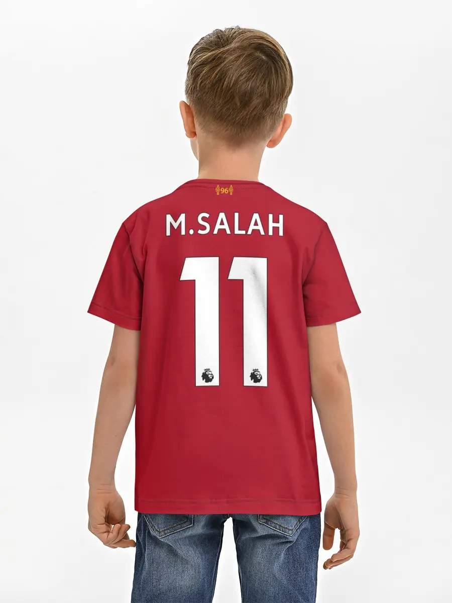 Детская базовая футболка / Salah home 19-20