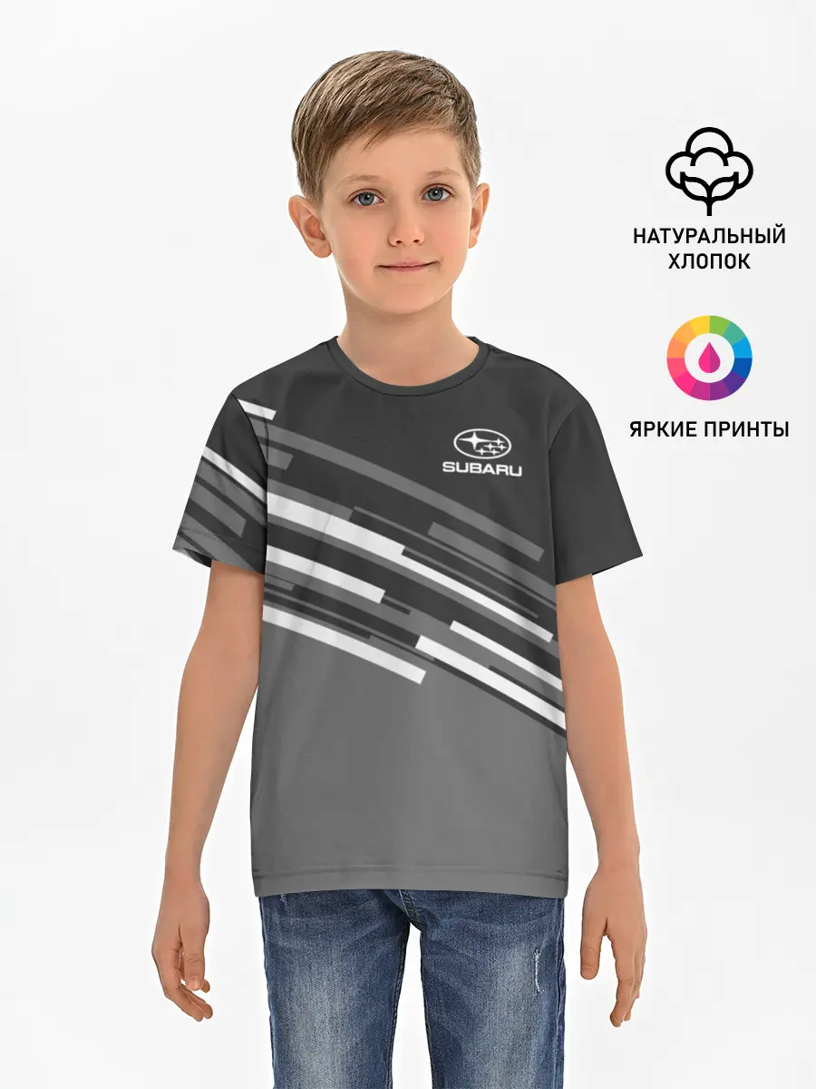 Детская базовая футболка / SUBARU SPORT