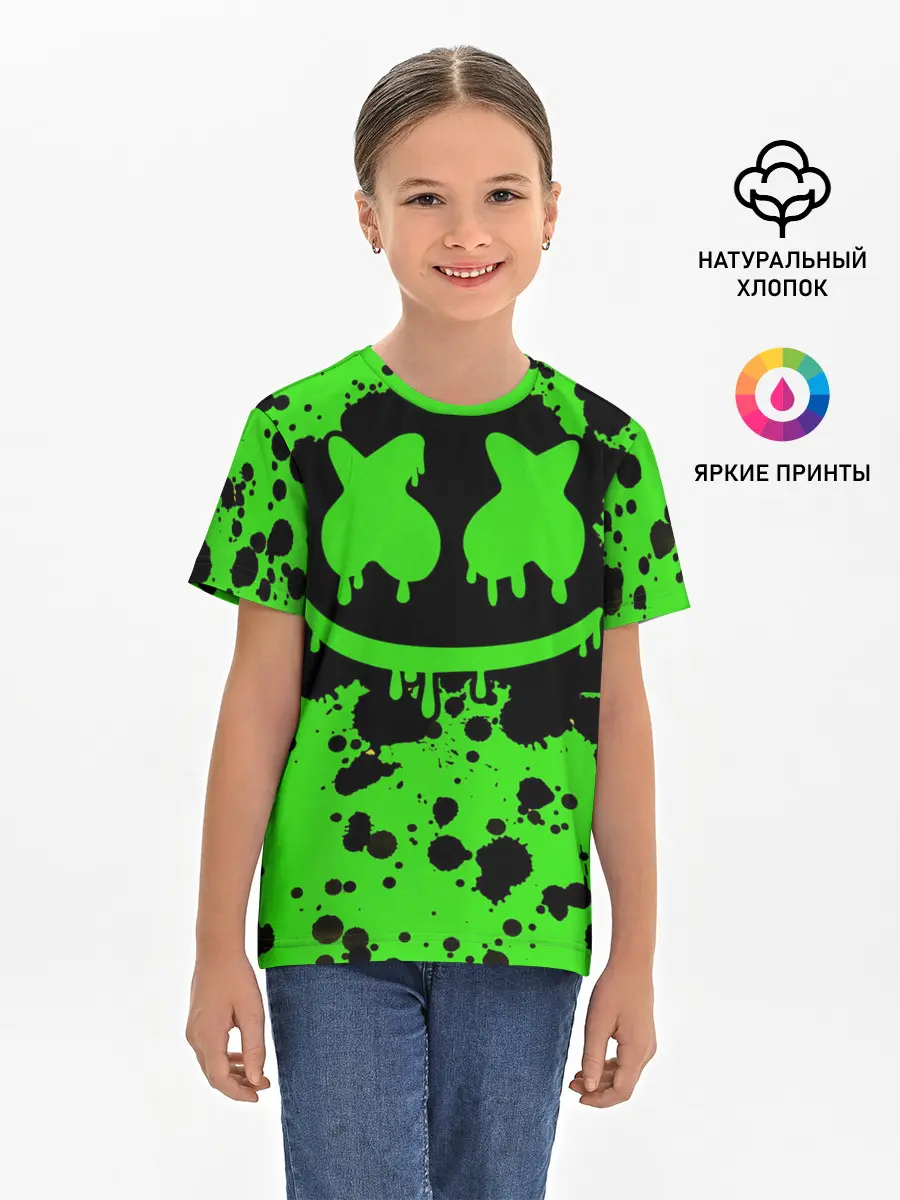 Детская базовая футболка / Marshmello