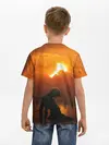 Детская базовая футболка / Берсерк закат