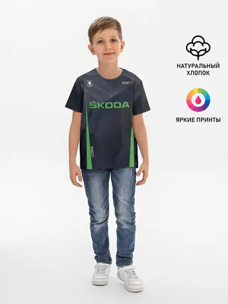 Детская базовая футболка / Skoda VRS | Шкода ВРС