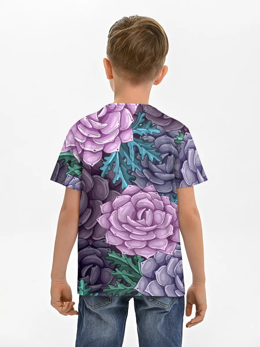 Детская базовая футболка / Цветы