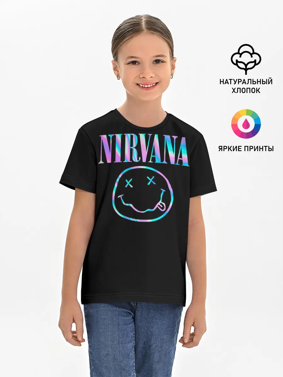 Детская базовая футболка / Nirvana