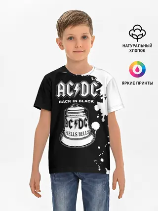 Детская базовая футболка / AC/DC Back in Black