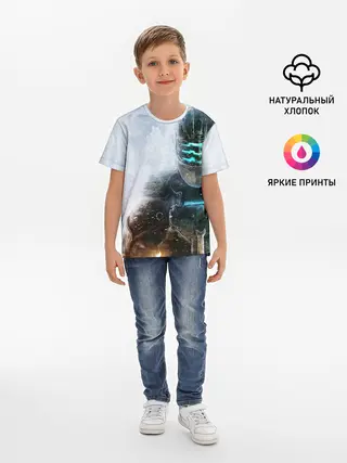 Детская базовая футболка / Айзек Кларк