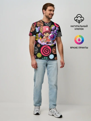 Мужская базовая футболка / Ван Пис | Чоппер