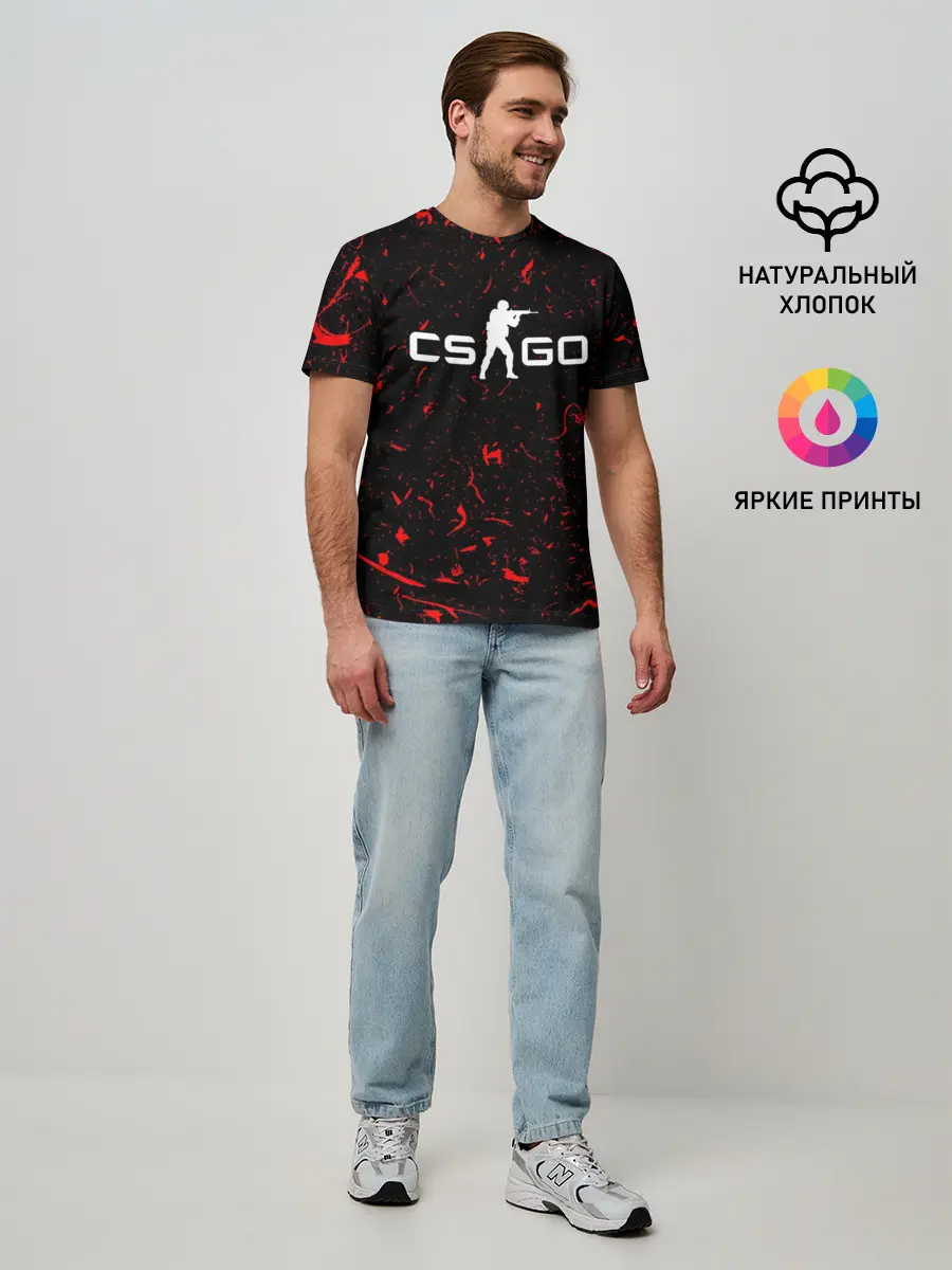 Мужская базовая футболка / COUNTER STRIKE