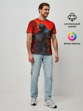 Мужская базовая футболка / DOOM 3