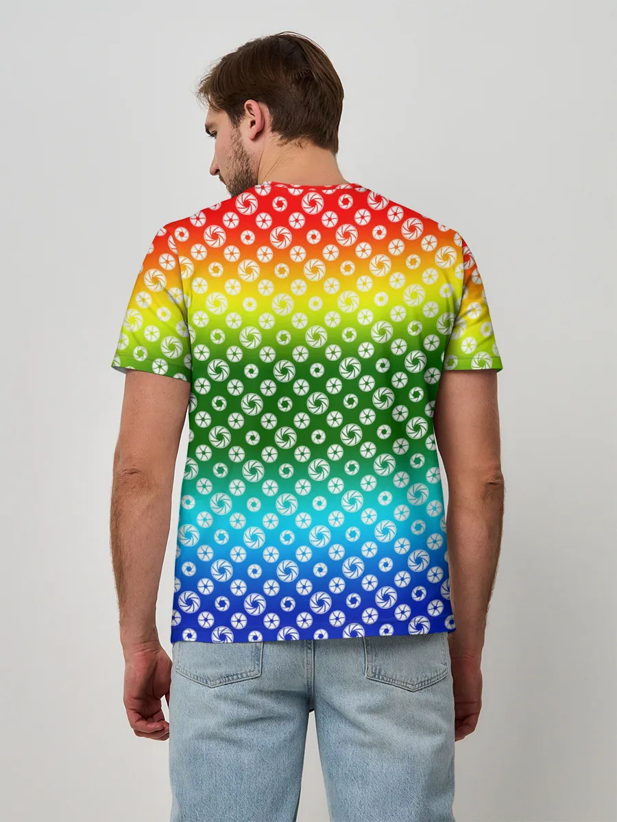 Мужская базовая футболка / Для фотографов. RGB. Диафрагма.