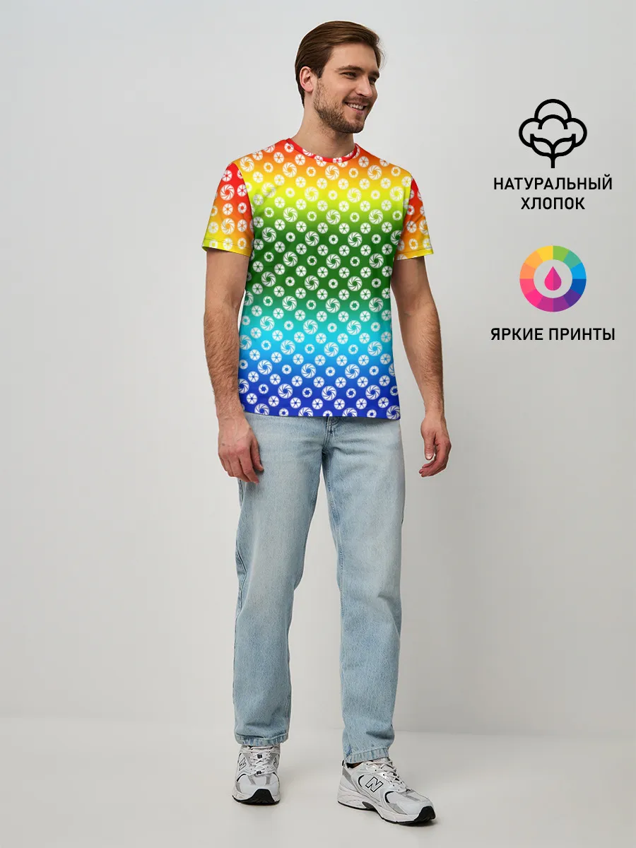 Мужская базовая футболка / Для фотографов. RGB. Диафрагма.