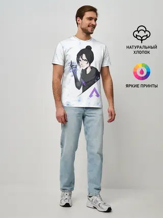 Мужская базовая футболка / Apex Legends - Wraith