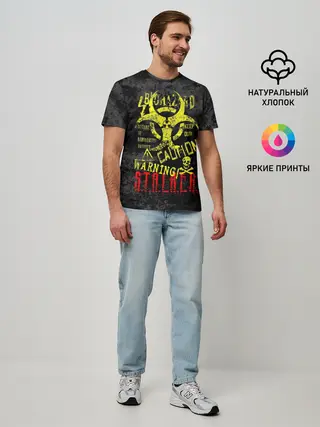 Мужская базовая футболка / STALKER