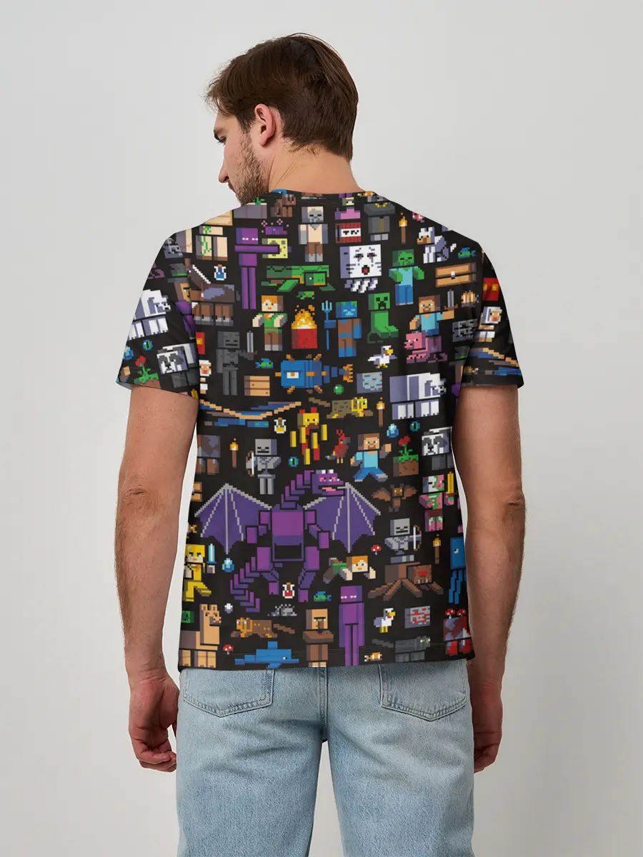 Мужская базовая футболка / MINECRAFT | МАЙНКРАФТ